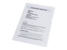 Esselte - pochette coin - A4 - pour 40 feuilles - transparent