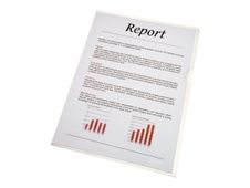 Esselte - lot de 10 Pochettes coin - A4 - transparent