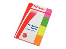 Esselte Contacta - marque-page - 20 x 50 mm - 160 feuilles (4 x 40)
