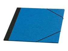 Esselte - classeur à attaches - A4, 250 x 330 mm - bleu, tranche noire