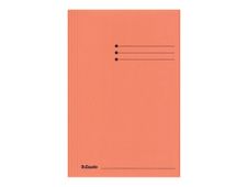 Esselte - chemise à 3 rabats - Folio - pour 200 feuilles - orange (pack de 50)