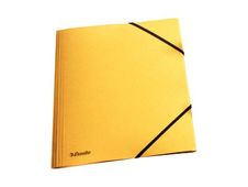 Esselte - chemise à 3 rabats - A4 - pour 350 feuilles - jaune