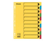 Esselte - intercalaire - 10 positions - A4 - à onglets