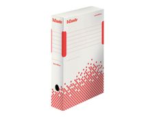 Esselte Speedbox - Boîte de classement A4 - Dos 80 mm - blanc