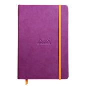Rhodiarama - Carnet A5 rigide 192 pages ligné - Papier ivoire 90g - Fermeture élastique