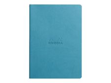 RHODIA Rhodiarama - Cahier de notes - A5 - 32 feuilles / 64 pages - ligné - couverture bleu turquoise