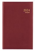 Agenda Lima Minister - 1 jour par page - 14,8 x 21 cm - bordeaux - Brepols