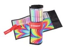 STABILO Pen 68 Arty - Rollerset de 25 Feutres - couleurs assorties