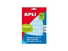 APLI PAPER - Adhesivo permanente - verde - 16 mm de diámetro 432 etiqueta(s) (8 hoja(s) x 54) etiquetas redondas