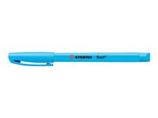 STABILO flash - Marcador - para papel de fax - azul fluorescente - tinta al agua - 1-3.5 mm