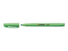 STABILO flash - Marcador - para papel de fax - verde fluorescente - tinta al agua - 1-3.5 mm