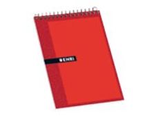 ENRI 8° - Almohadilla - encuadernado espiral - 80 hojas / 160 páginas - cuadriculado