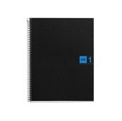 Notebook The Original, Couverture souple, A5, quadrillage 5x5 mm, 80 feuilles de 1 couleur, Miquelrius, Bleu.