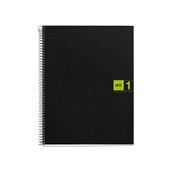 Notebook The Original, Couverture souple, A5, quadrillage 5x5 mm, 80 feuilles de 1 couleur, Miquelrius, Vert.