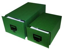 Fichero verde 500 fichas nº, 65 x 94