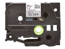 Brother TZe-M961 - Negro sobre plateado mate - rollo (3,6 cm x 8 m) 1 cinta(s) tipo laminado - para P-Touch PT-3600, 550, 9200, 9400, 9500, 9600, 9700, 9800, D800, P900, P950