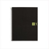 Miquelrius The Original - Cahier de notes - reliure à spirale - A4 - 80 feuilles / 160 pages - petits carreaux - 4 trous - polypropylène (PP)