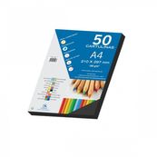 Dohe cartulina 50h. 180g A4 negro
