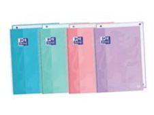 Oxford European Book 1 - Cahier de notes - reliure à spirale - A4 Plus - 80 feuilles / 160 pages - ligné - lavande - carton