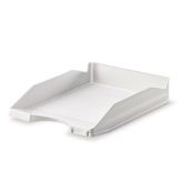 Bandeja opaca gris apilable