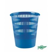 Papelera rejilla azul