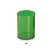Cubilete plastico fluor transparente verde