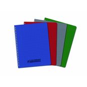 Conquérant Classique - Cahier à spirale A4 (21x29,7cm) - 100 pages - grands carreaux (Seyes) - disponible dans différentes couleurs