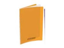 Conquérant Sept - Cahier polypro 24 x 32 cm - 192 pages - grands carreaux (Seyes) - orange