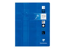 Clairefontaine Metric - Cahier de travaux pratiques (TP) pour déficients visuels - 17 x 22 cm - 64 pages - Grands carreaux noirs agrandis - Disponible en différents coloris