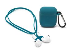 Legami Air'n Go - Etui et cordon pour airpods 1&2 - bleu