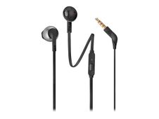 JBL T205 - Ecouteurs filaire avec micro - intra-auriculaire - noir