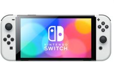 Nintendo Switch OLED - Console de jeu avec station d'accueil et manettes Joy-Con blanche