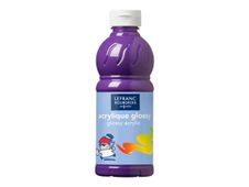 Lefranc Bourgeois GLOSSY - peinture - peinture acrylique - violet - 500 ml