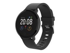 Forever ForeVive Lite - métal - Montre connectée - affichage 1.3" - noir