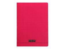 Calligraphe 8000 - Cahier polypro A4 (21x29,7cm) - 140 pages - grands carreaux (seyès) - rouge