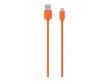 JAYM POP Collection - câble USB vers Micro-USB - 1.5 m - orange