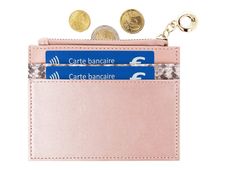 Color Pop Flash - Porte carte avec fermeture éclair - pour 2 cartes de crédit