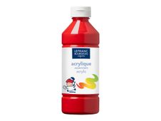 Lefranc Bourgeois Enfants - Peinture acrylique - rouge - 500 ml