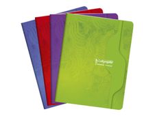 Calligraphe 7000 - Cahier 17 x 22 cm - 140 pages - grands carreaux (seyès) - disponible dans différentes couleurs