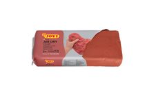 Jovi Pâte Autodurcissante Air Dry 250 g – Terracotta, Facile à Modeler et Séchage à l’Air