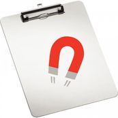 Wonday - Porte-bloc à pince - A4 - alu