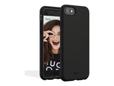 JAYM Premium - Coque de protection pour Apple iPhone 7 / 8 / SE - microfibre - noir