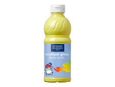 Lefranc Bourgeois Enfants - Peinture acrylique à base d'eau - jaune citron brillant - 500 ml