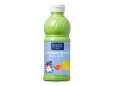 Lefranc Bourgeois Enfants - Peinture acrylique à base d'eau - vert anis brillant - 500 ml