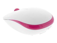 T'nB CANDY - Souris sans fil pour droitier et gaucher - optique - blanc/rose