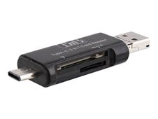 T'nB - Lecteur de carte - 3 en 1 (SD, micro SD) - micro USB 2.0/USB 2.0/USB-C