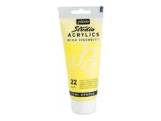 Pebeo Studio Acrylics - Peinture acrylique à base d'eau - jaune citron de cadmium - 100 ml