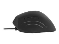 T'nB - souris filaire ergonomique verticale - noir et argent