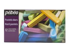 Pebeo Hard - Crayon de cire - hard pastel - couleurs assorties (pack de 12)