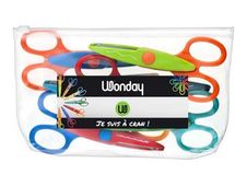 Wonday Kid Craft - Pochette de 6 ciseaux cranteurs - 13 cm